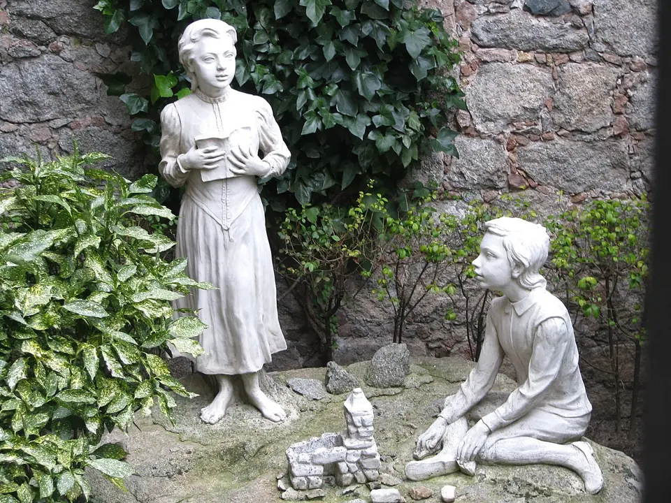 Esculturas en el convento de Santa Teresa